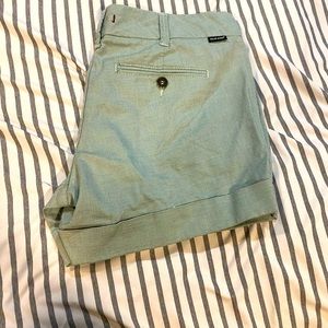 Mint Green Portfolio Shorts